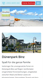 Mobile Screenshot of duenenpark.de